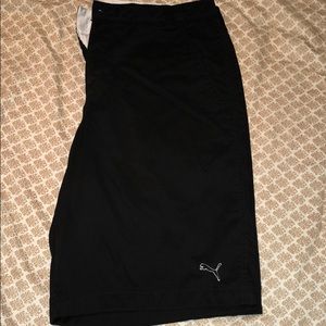 Puma Dri-Fit Golf Black Shorts Size 34